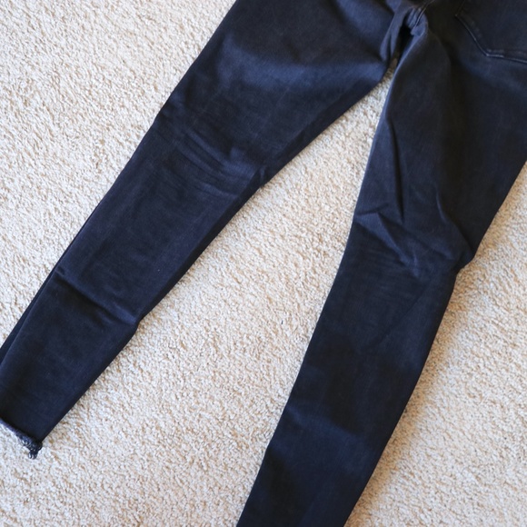 Abercrombie and Fitch Ultra High Rise Super Skinny Black Jeans 10 30 R - Picture 8 of 10